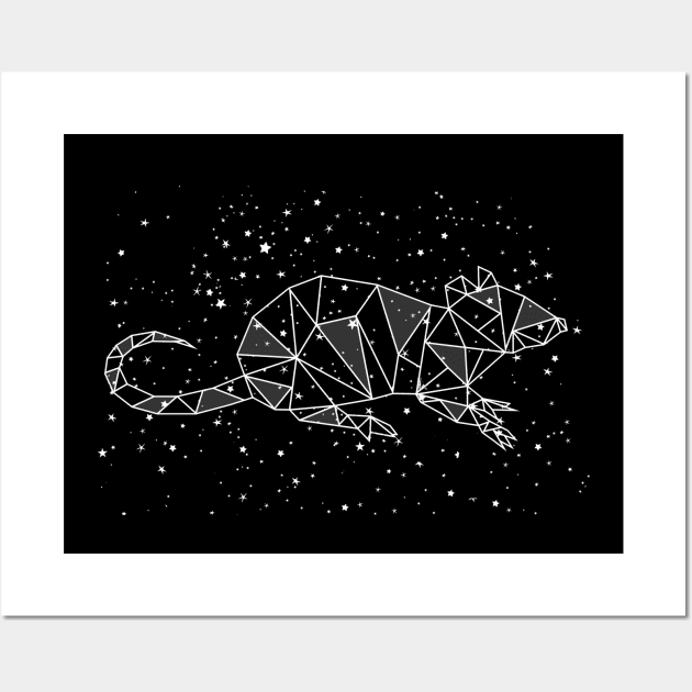 Rat Chinese Astrological Sign Horoscope Wall Art by Mila46